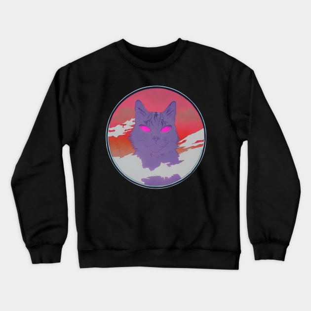 Devil cat Crewneck Sweatshirt by bant